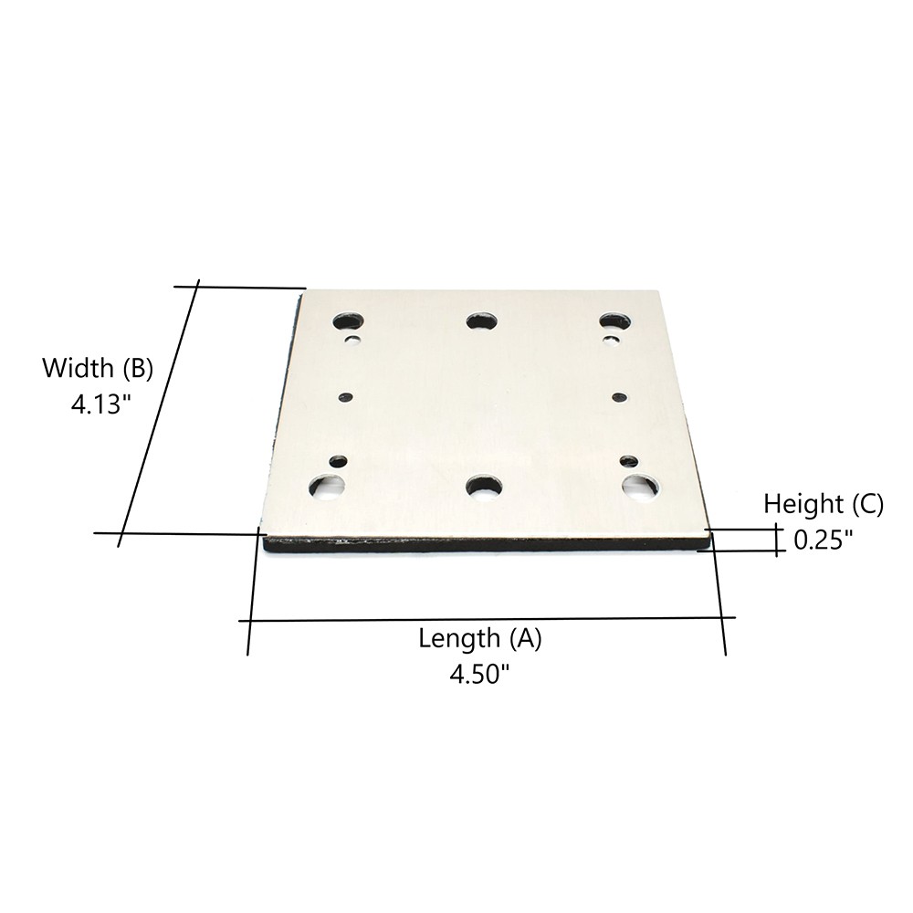 Sander Pad for Makita BO4556 Sander 1/4 Sheet Replaces Makita 158324-9 – SPD17