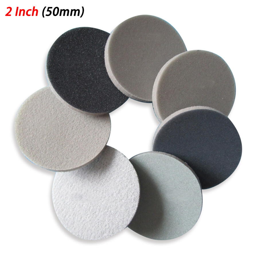 1″ – 6″ Sponge Sanding Discs 300 – 3000 Grit Hook & Loop Wet and Dry Sandpaper