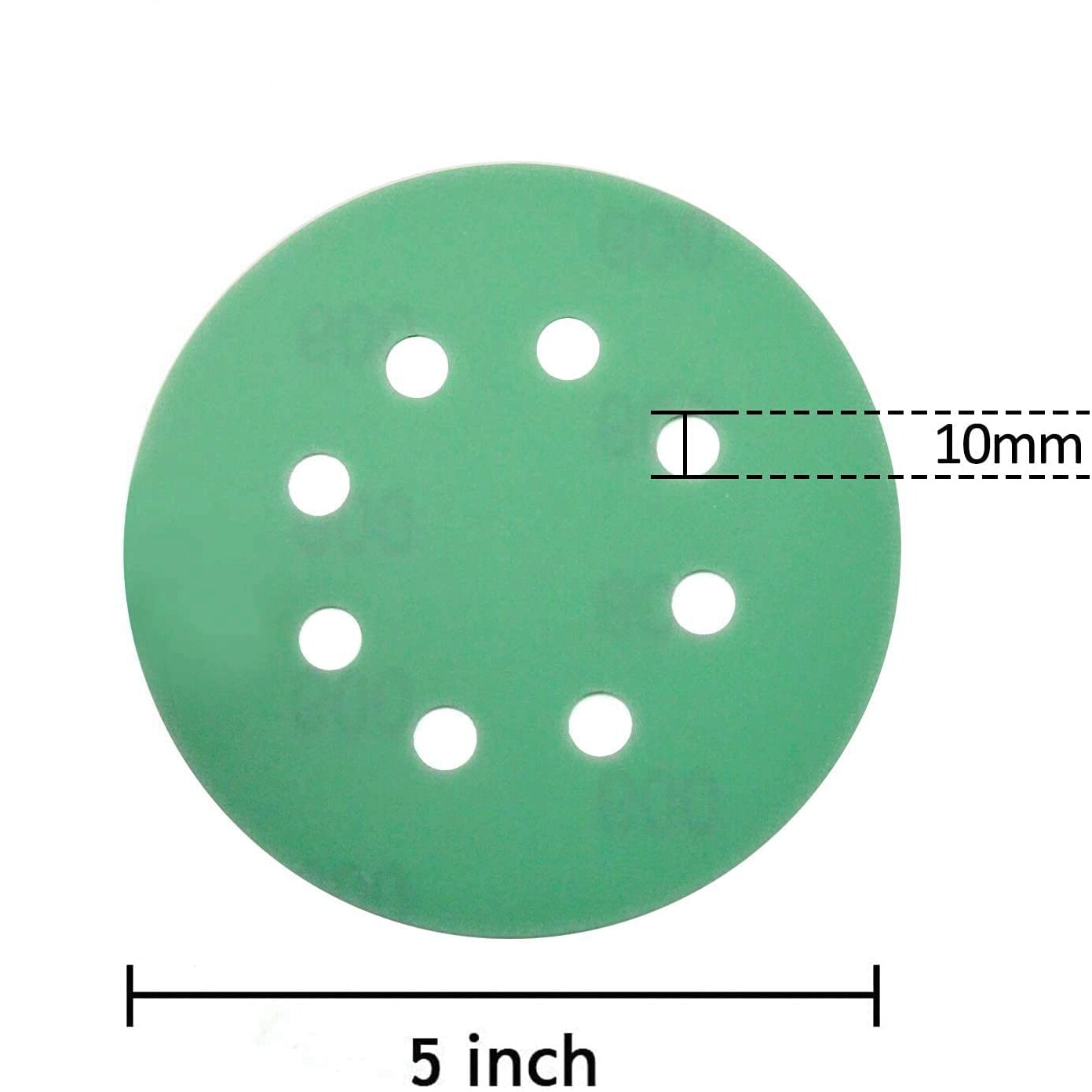 50PCS 5 in 600 Grit Wet Dry Sanding Discs Hook and Loop Orbital Sander Sandpaper