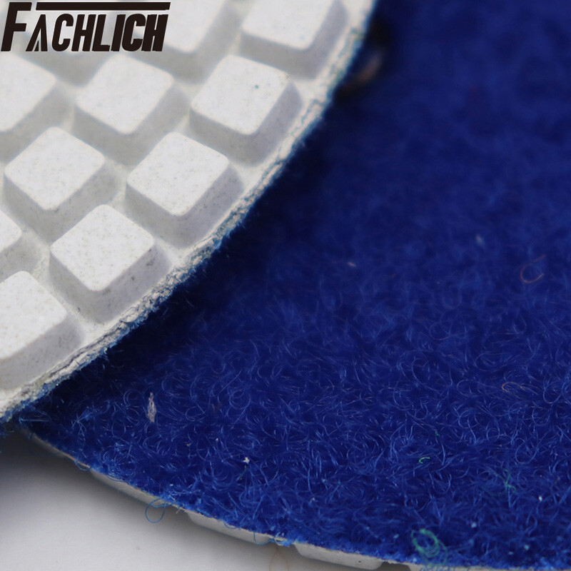 6pcs 4″ / 100mm Diamond Concrete Floor Wet Polishing Pads Sanding Grinding Discs
