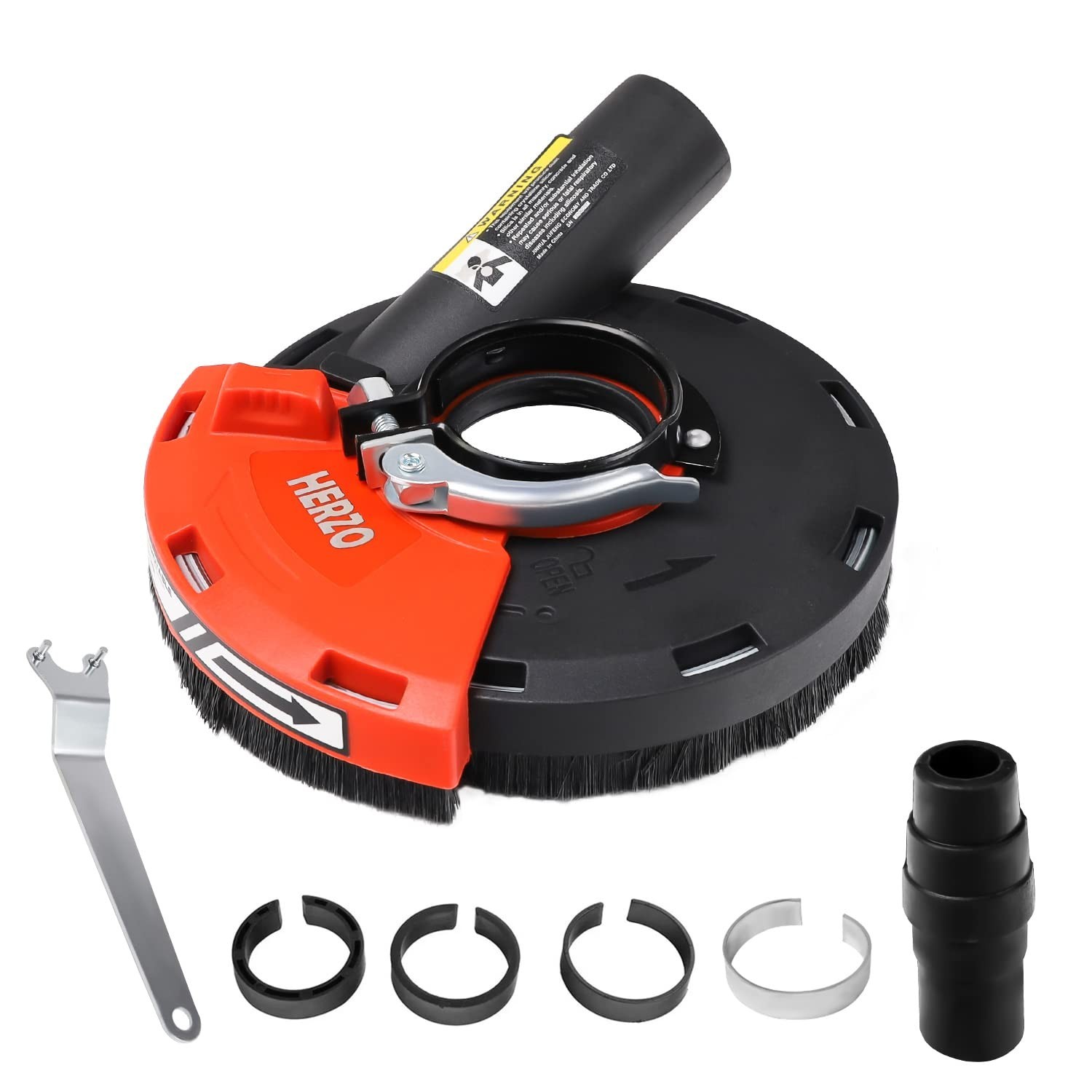 Universal Dust Shroud for Angle Grinder 4/4.5/5 Inch – Surface Grinding Attachme