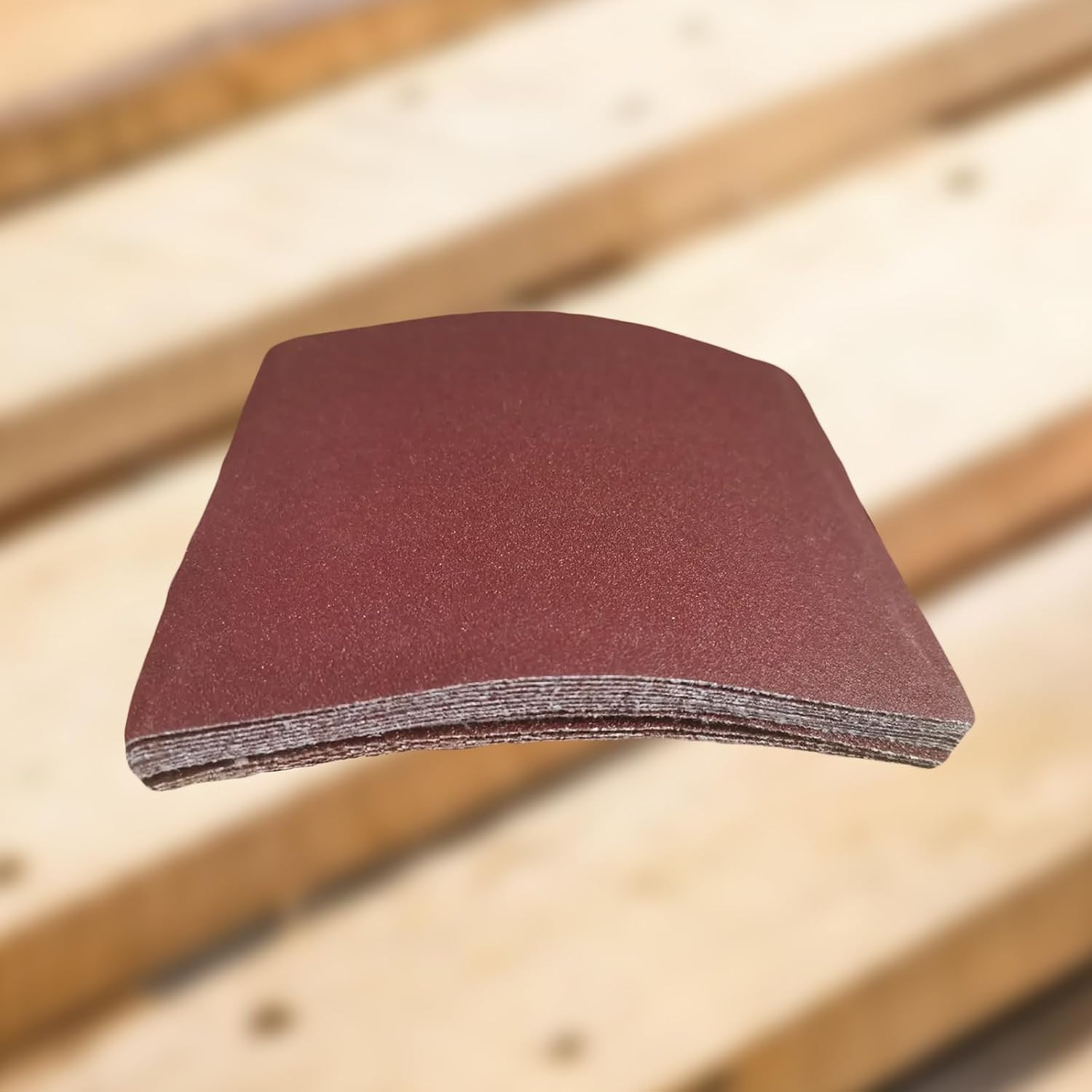 50 Pcs 1/4 Sheet Sandpaper for Palm Sander, 5.5″ X 4.5″ Premium Sand Paper 80/12