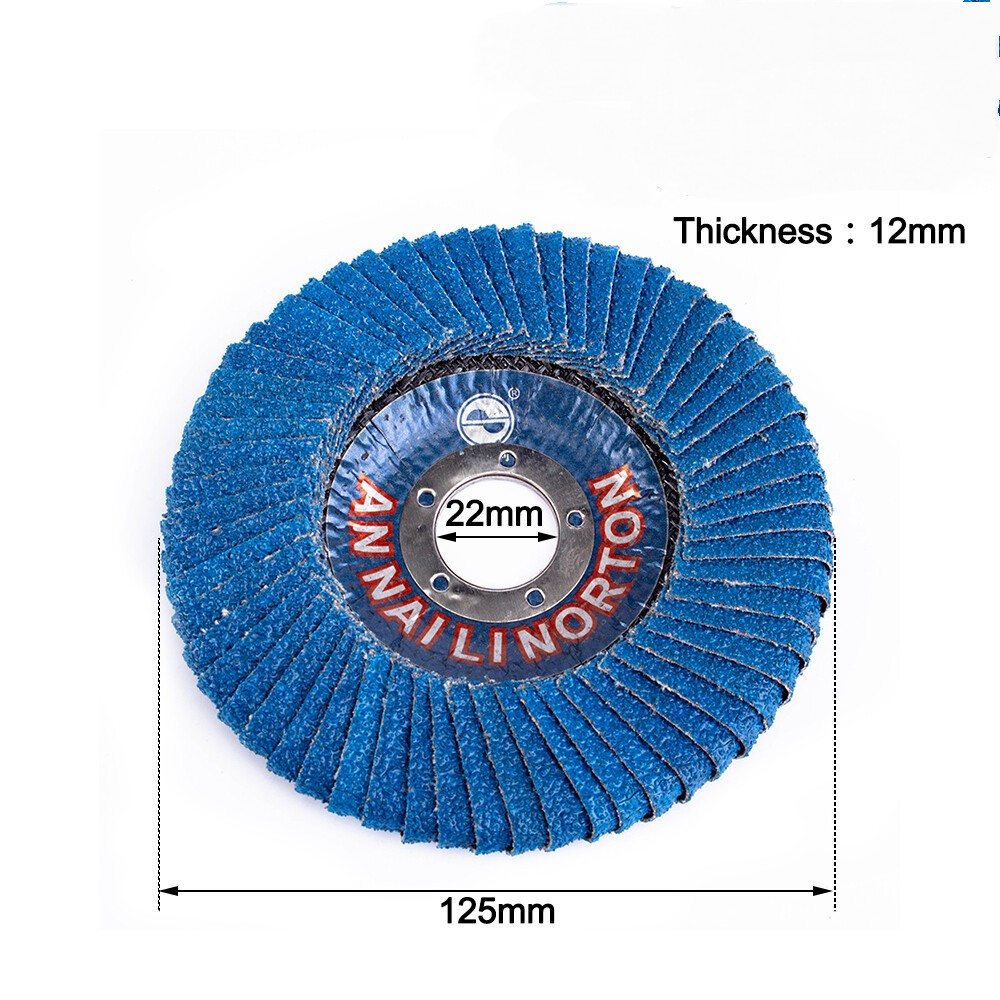 U-Shaped Flap Disc 4/4.5/5 Inch 60 Grit Angle Grinder Sanding Grinding Wheel