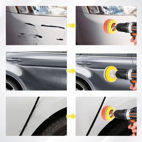 131pcs 3inch Sanding Disc Drill Polishing Kit, 3inch Polishing and Sanding Kit