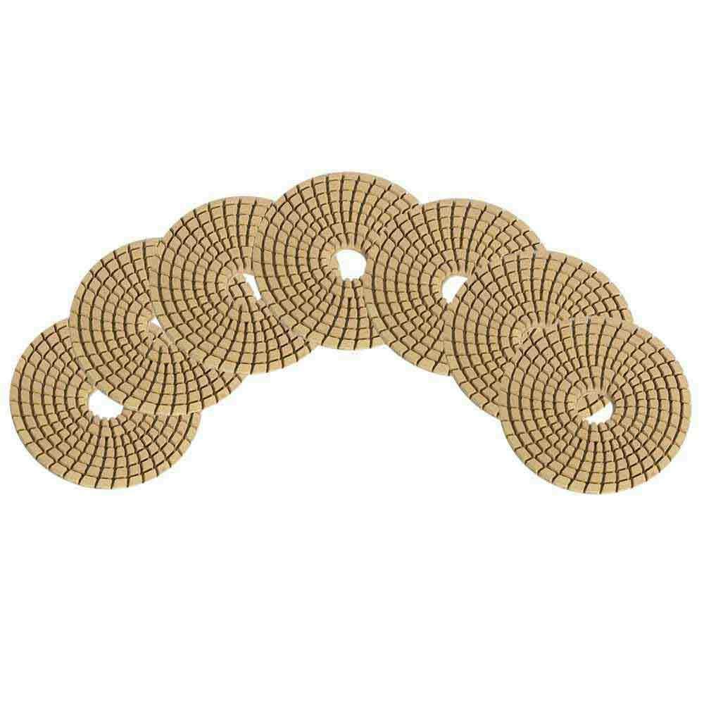 Specialty Diamond BRTW438 7 Pcs 4″ Diamond Wet Polishing Pad Set