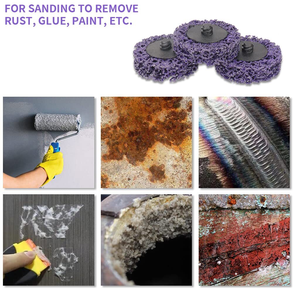 50mm Poly Strip Type R Quick Change Disc Surface Paint Rust Removal For Grinder