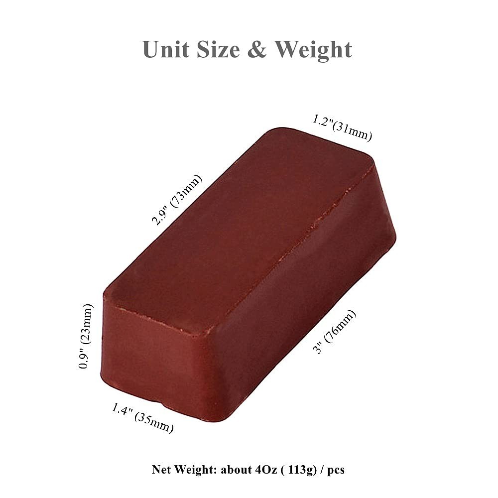 Metal Polishing Buffing Compound Set 24oz 6Pcs – Polish Rouge for Aluminum, Stee
