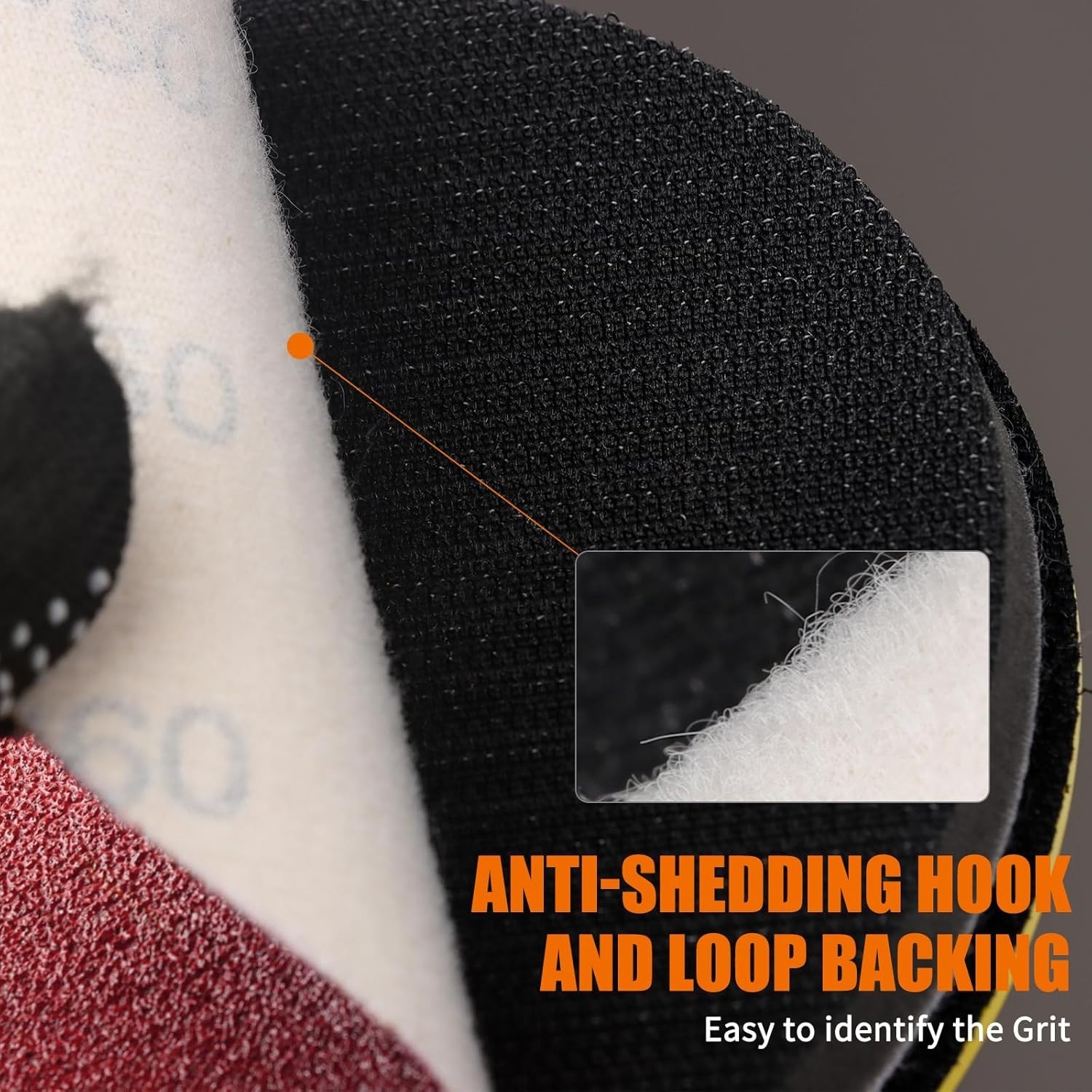 114PCS Sanding Discs for Angle Grinders, 5″ Hook & Loop Attachment