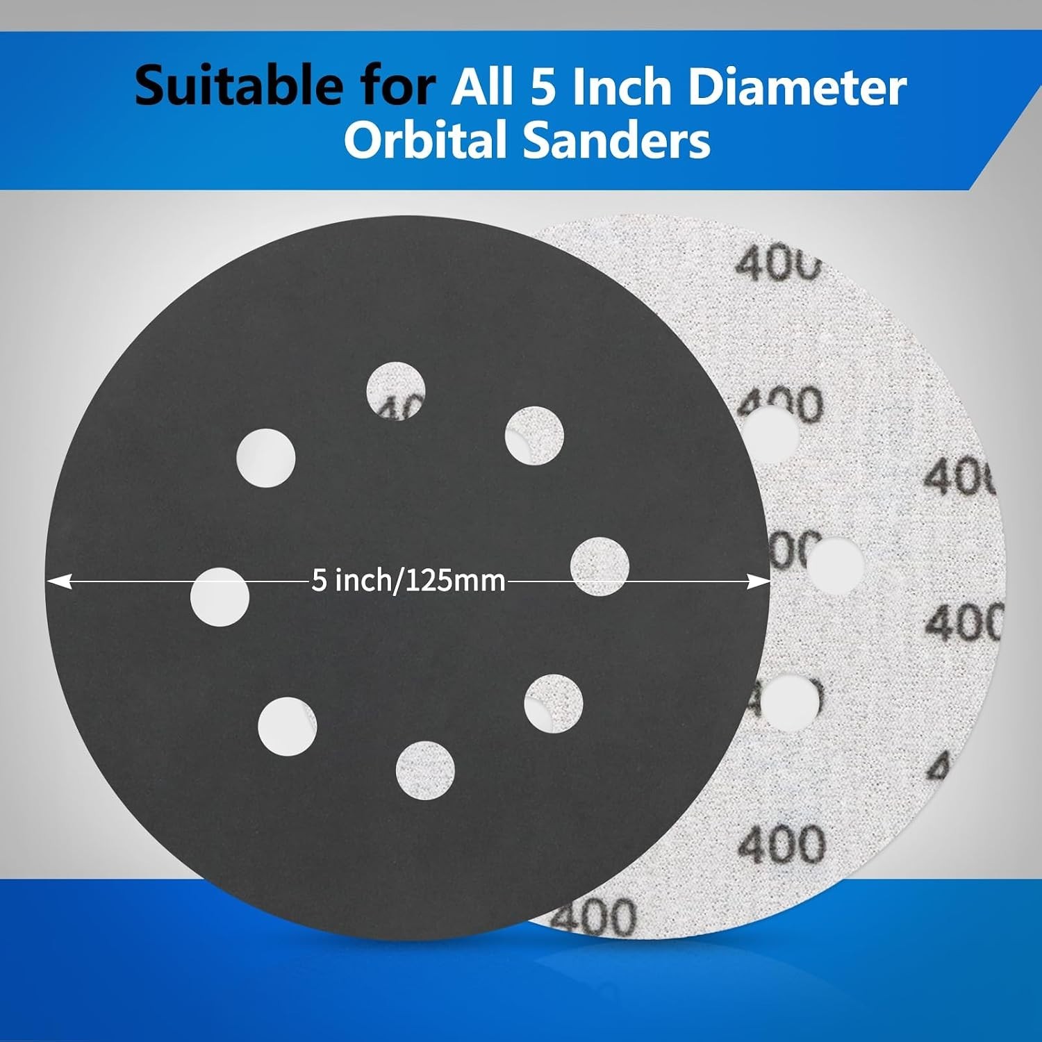 Complete 70-Piece Hook and Loop Sanding Discs for Automotive and Wood Polishing