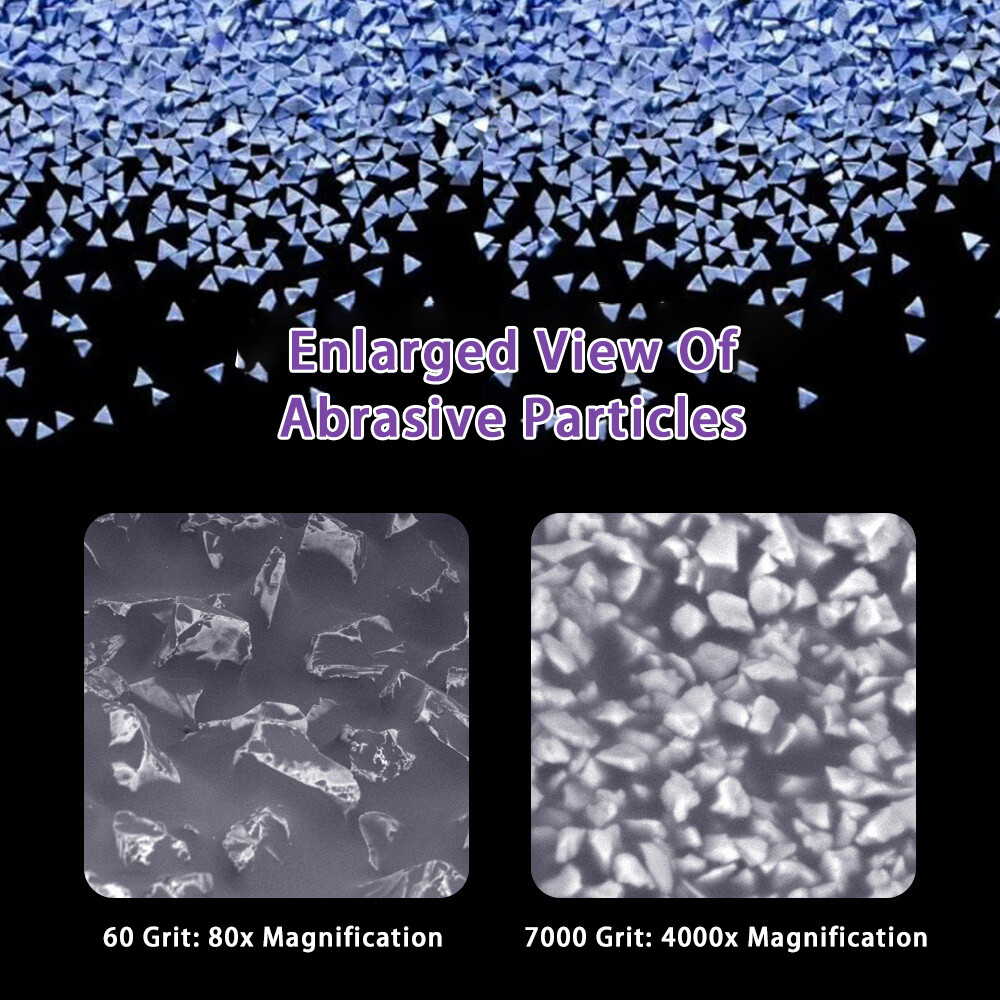 5 Inch 125mm Purple Sandpaper Wet And Dry Sanding Discs Waterproof 60-10000 Grit