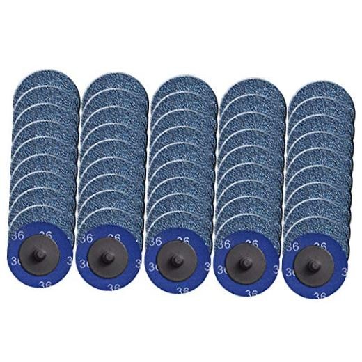 Quick Change Grinding Disc, 50 Pcs 2 inch Sanding Discs, Zirconia 36 Grit