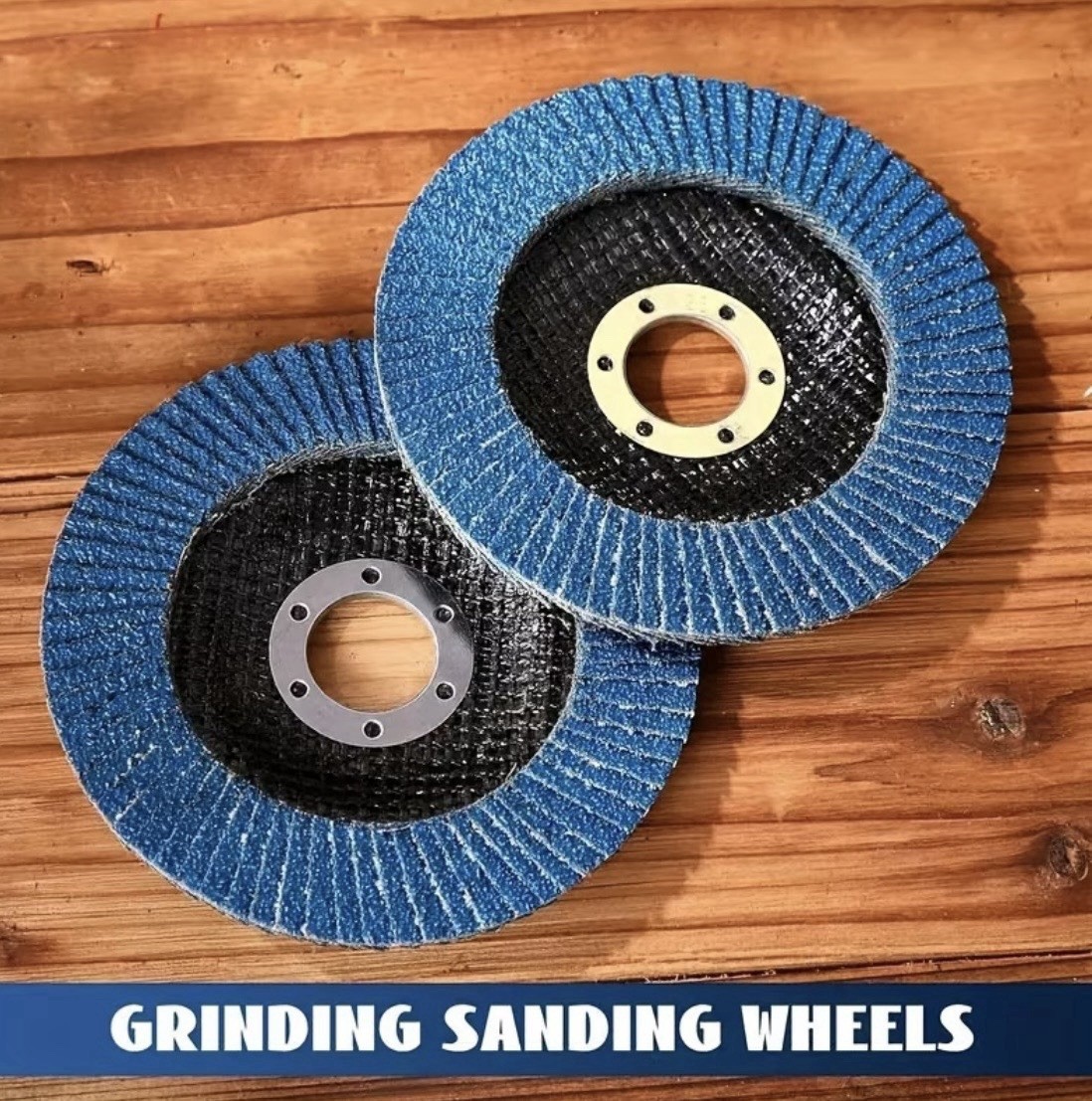 4-1/2″ Zirconia Flap Disc – 7/8” Arbor Hole – Angle Grinder 40/60/80/120 Grits