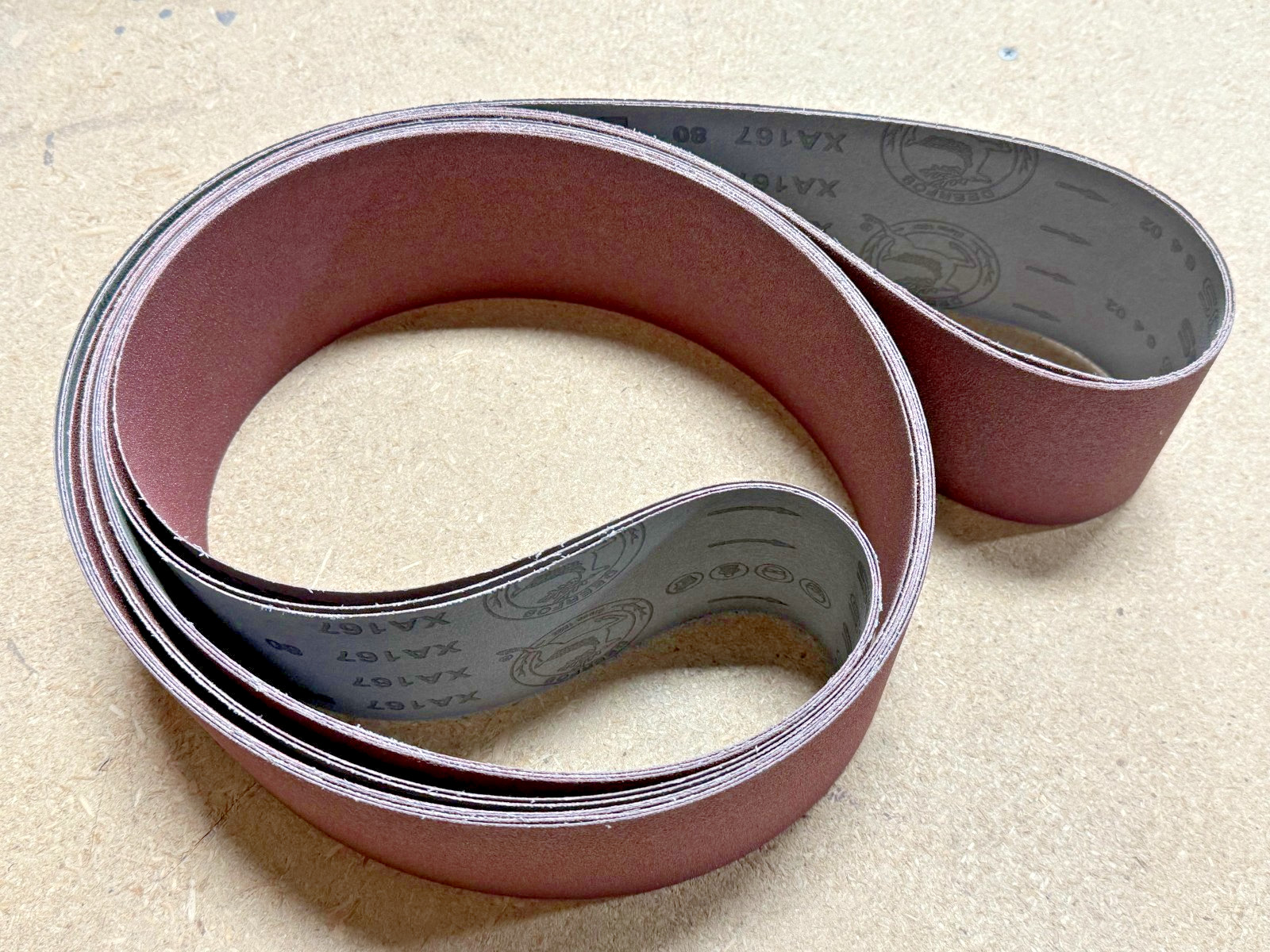 Sanding Belts 4 X 132 Premium Cloth Aluminum Oxide Sander Belts (3 Pack 80 Grit)