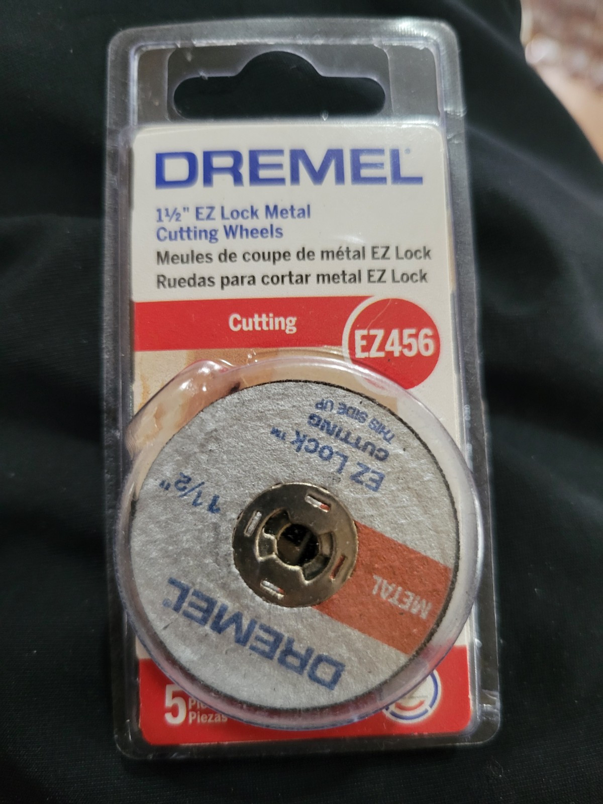 DREMEL METAL CUTTING CUT OFF WHEEL EZ456 EZ LOCK CUTTING 1 1/2″ **5 PIECES**