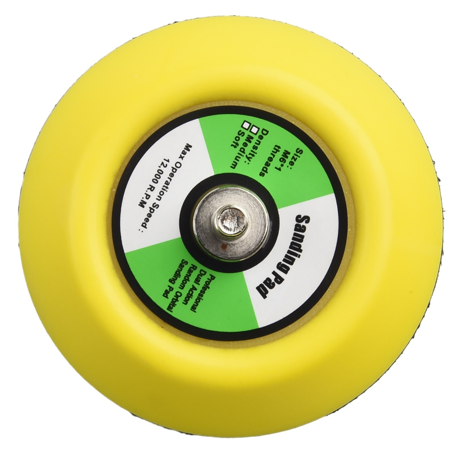3 75mm & Sanding Polishing Backing Pad M6 Thread For Air Sander 5pc