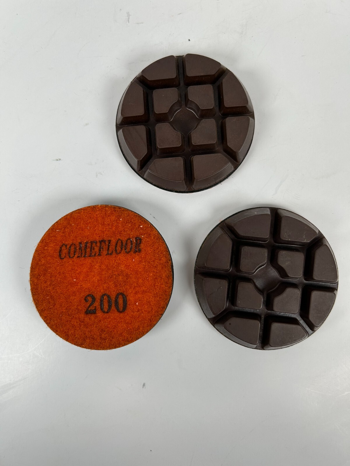 3-PACK 3″ 200 Grit Resin Bond Concrete Diamond Polishing Pad Wet/Dry Use