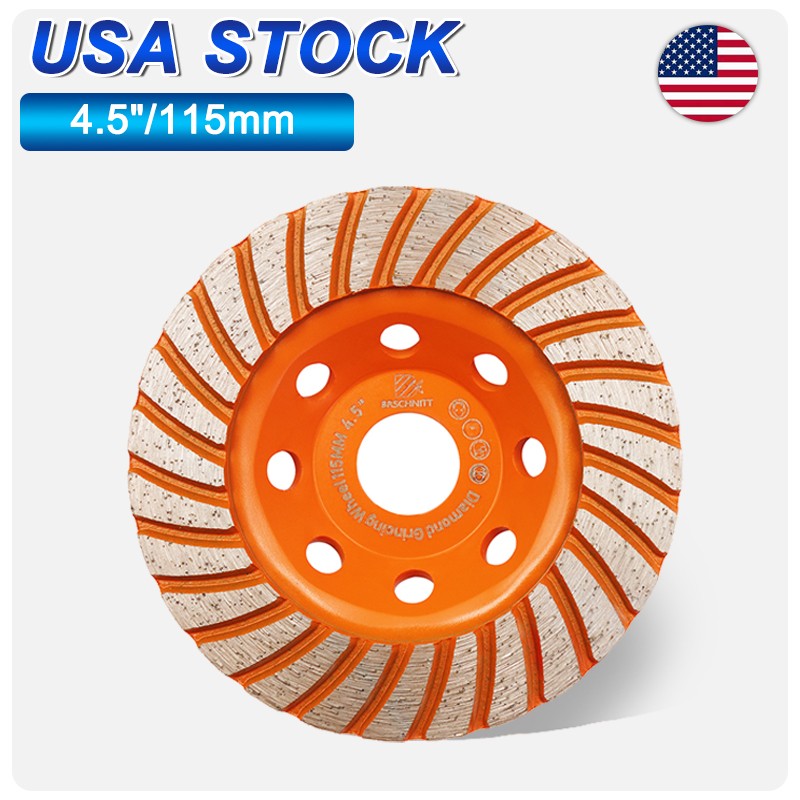 Diamond Grinding Wheel Turbo Row Sanding Disc Abrasive Wheel Granite 4.5”/115mm
