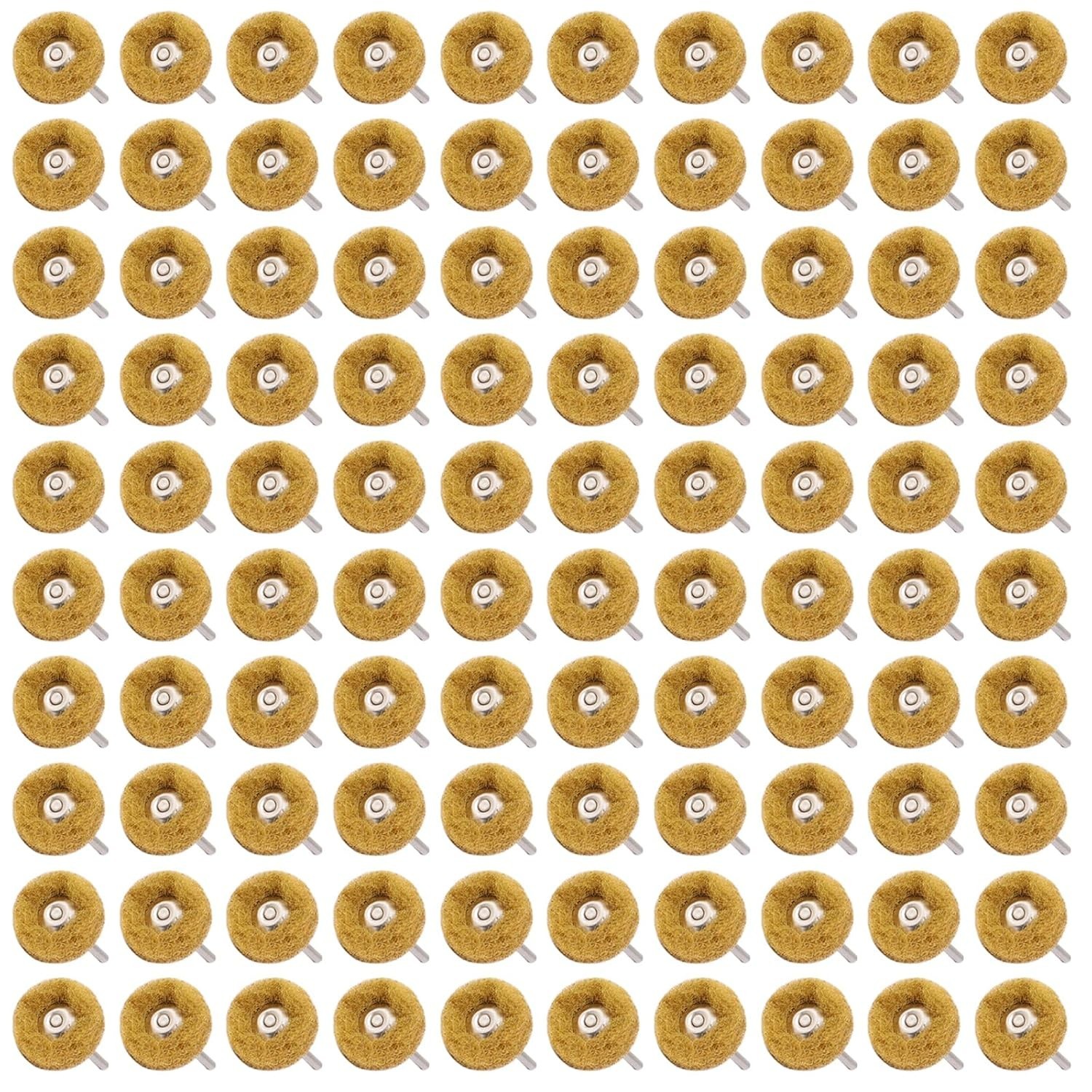 100 PCS Abrasive Buffing Wheels1 Inch Buffing Polishing Wheel Set for Rotary …