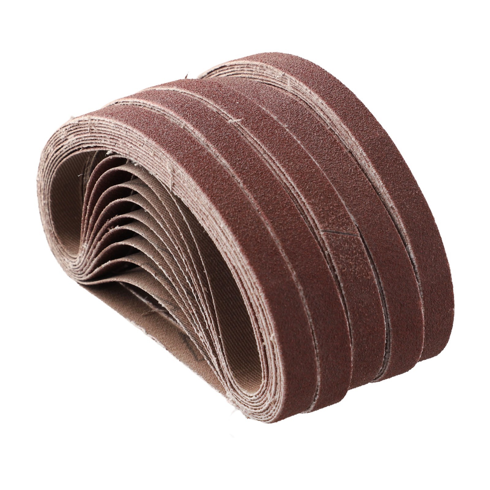 50pcs Set 330mm X 10mm Belt Power Finger File Sander Abrasive Sanding Belts Pack