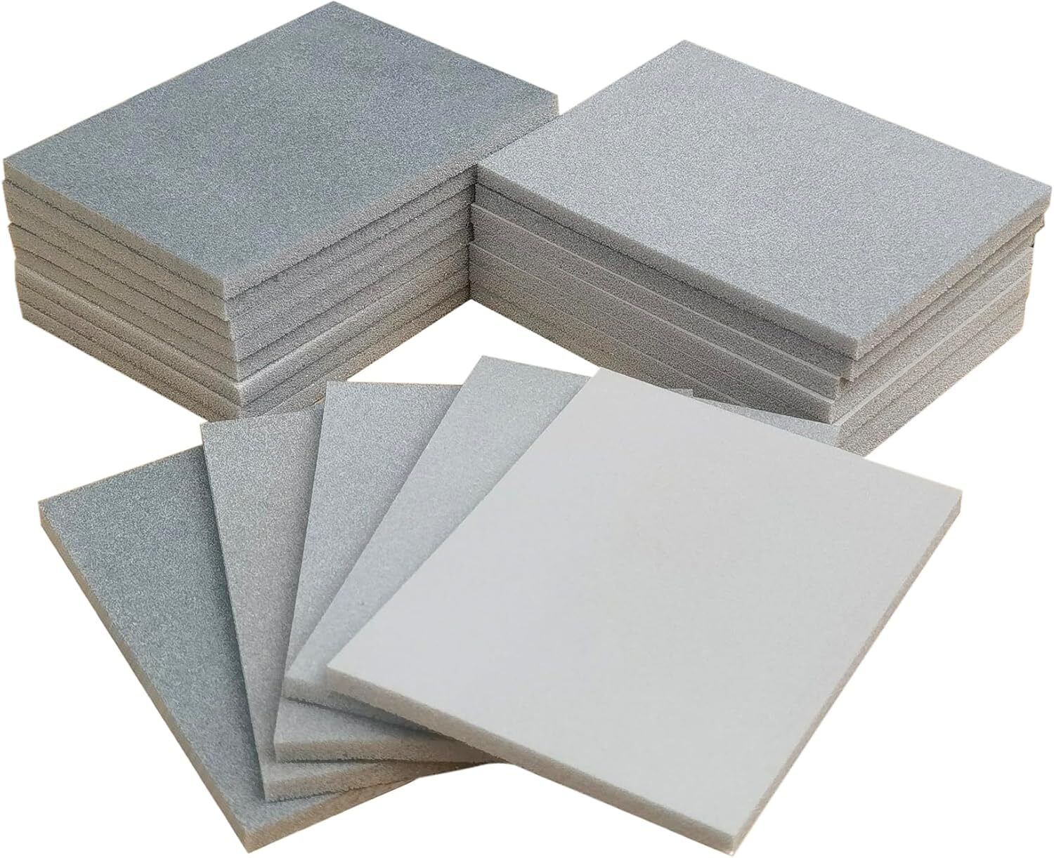 20 Pcs 3 X 4 Inch 400-3000 Grit Sanding Sponge Set Ultra Fine Sanding Sponges P