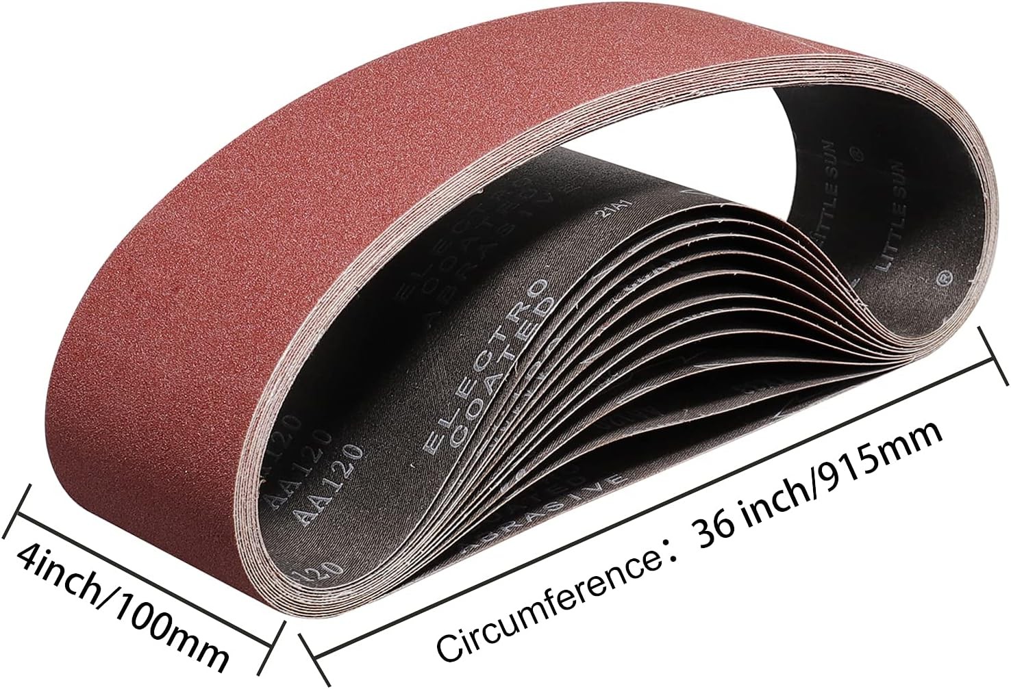 POTUINOM Sanding Belt 4 x 36 InchBelt Sander Belts 150 GritsBest for Sanding …