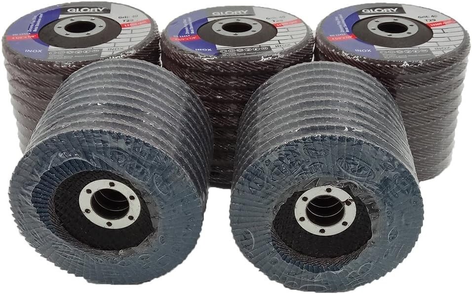 160PCS 4.5″ Grinding Wheel Set Zirconia Flap Disc + Cut Off Wheels Metal Tool