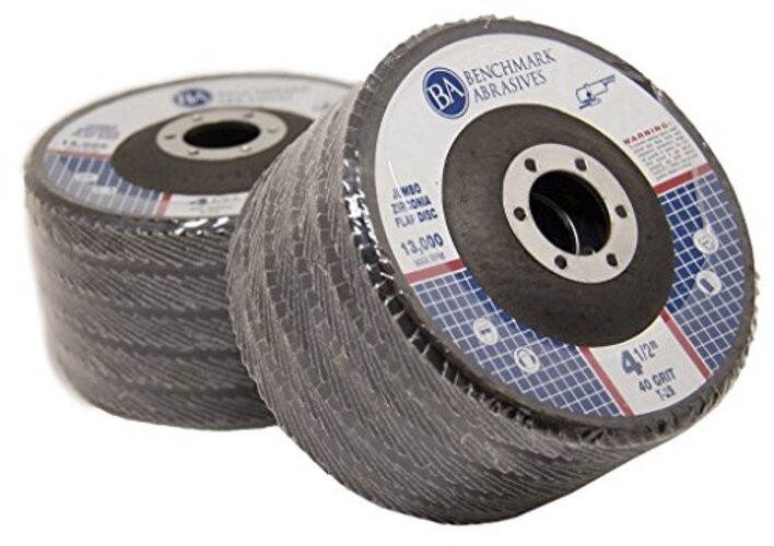 4.5″ x 7/8″ Premium High Density Jumbo Zirconia Type 29 Flap Disc 40 Grit – 10