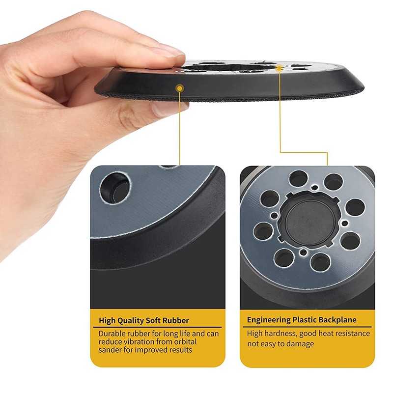 2x Orbital Sander Replacement Pad Hook Loop for Dewalt DWE6423 DWE6421K DCWE210B