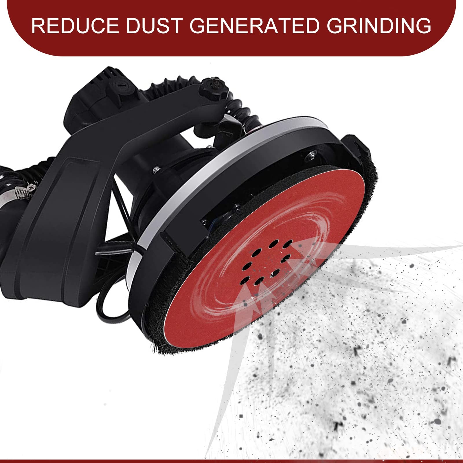 9 Inch Sanding Discs 40 Grit 8 Holes Hook and Loop Sandpaper for Drywall Sander