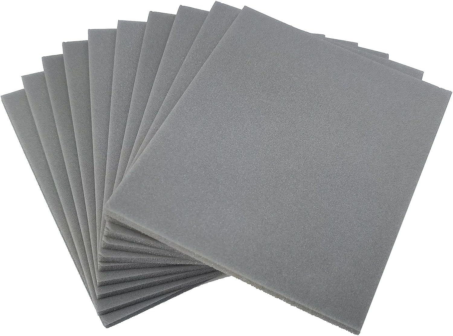 10 PCS 1000 Grit 4.5 x 5.5 Inch Sanding Sponge Set, Wet or Dry Hand Sanding