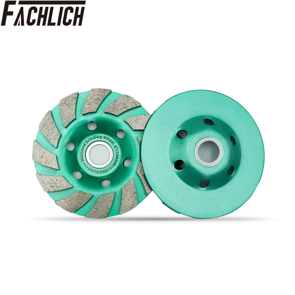 2pcs 4”/100mm Diamond Grinding Wheel Cup Disc for Concrete Marble Cutter Tool.