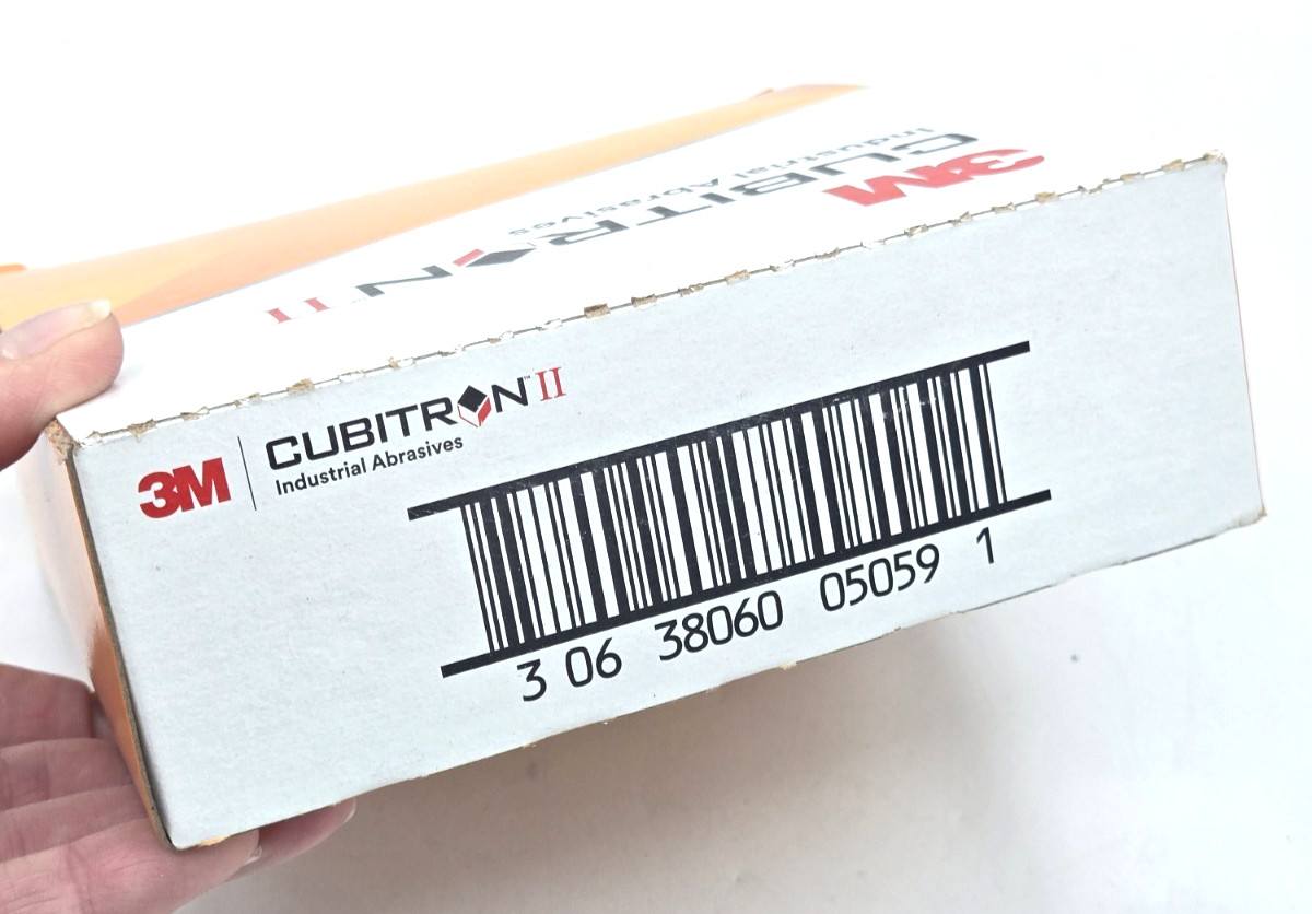 *50/Box* 3M Cubitron II 775L Hookit 6″ Film Discs 400+ Grain 05059 *New*