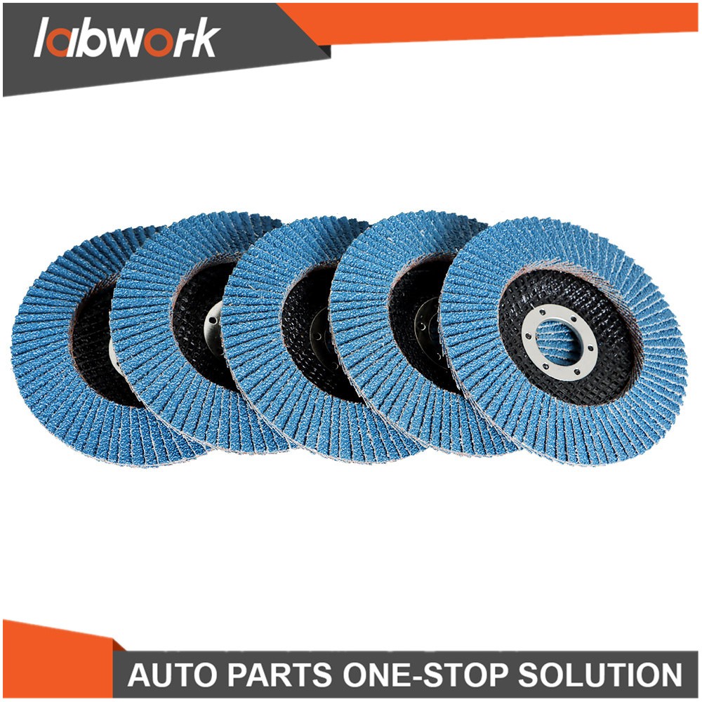 Labwork 4-1/2” x 7/8” Flap Discs T29 Premium Zirconia Sanding Grinding Discs