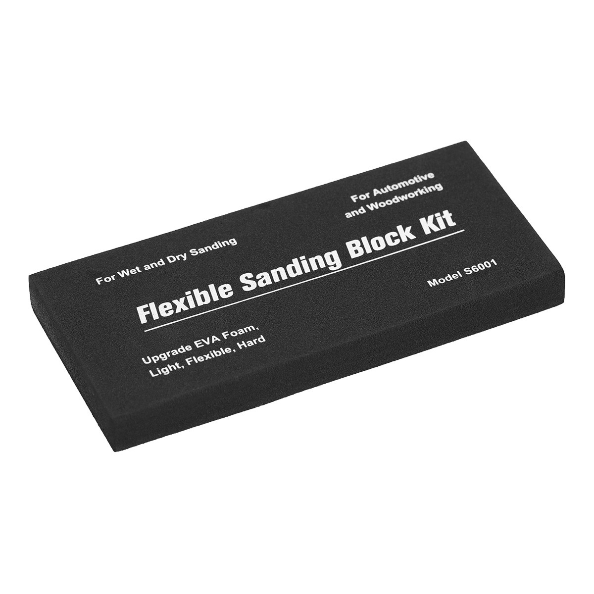12PCS Flexible EVA Foam Sanding Block Kit Wet or Dry for Automotive or Woodwork