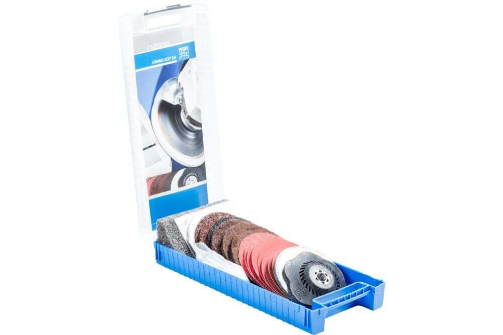 Pferd Combiclick Surface Finishing Set, 4-1/2 Inch Diameter, 5/8-11 Threaded