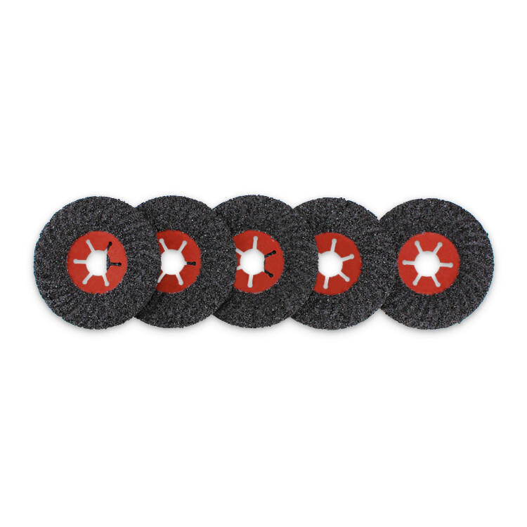 5 Pack – 4.5″ x 7/8″ Silicon Carbide Semi-Flex Sanding Discs for Angle Grinders
