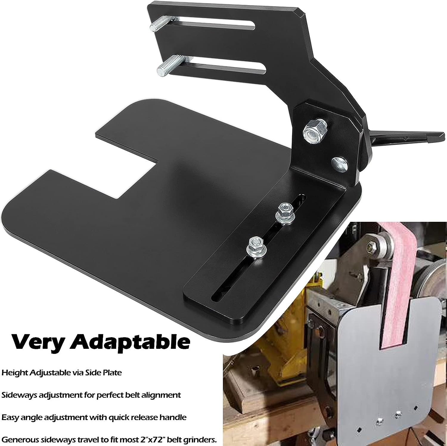 Belt Grinder Tilt Table Fits Most 2″x72″ Knife Grinders for Knife Bevels Making