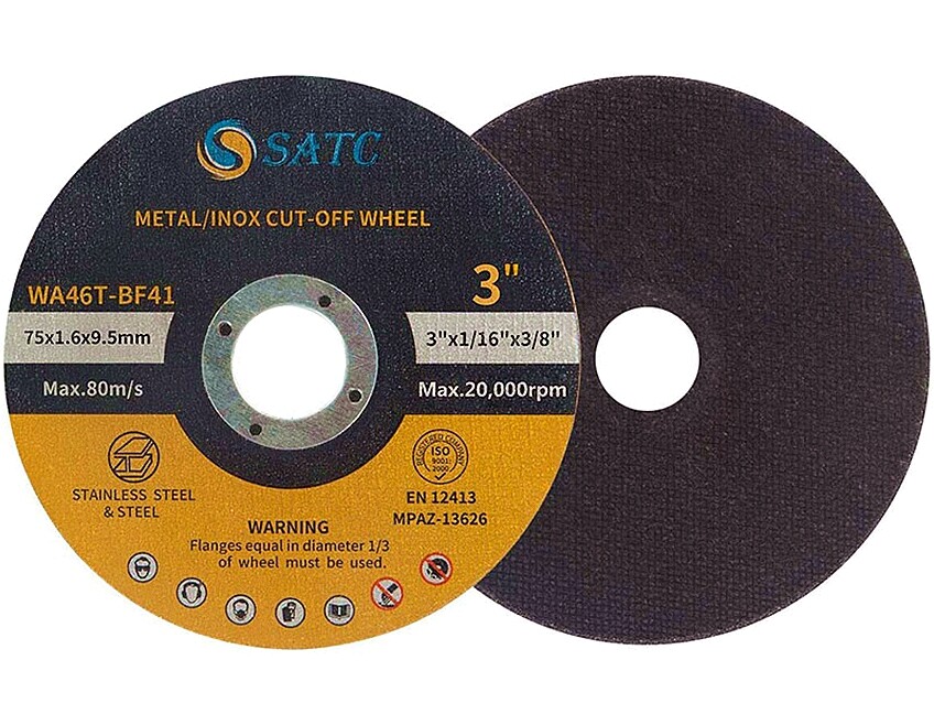 100PC 3 inch Cut Off Wheels 3/8″ Arbor Metal Cutting Disc Blade Die Grinder Tool