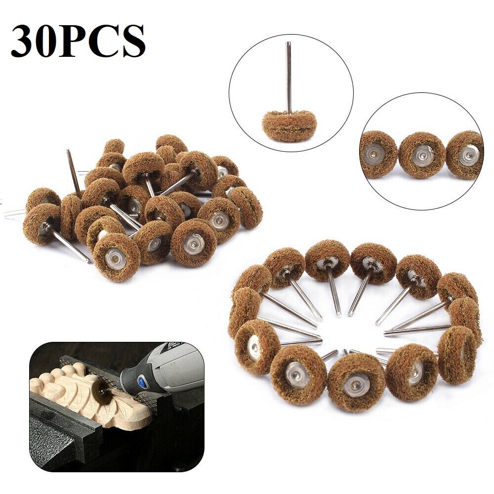 Abrasive Wheel Polishing Buffing Pad Power Tools for Rotary Tool Drill Bits 80#
