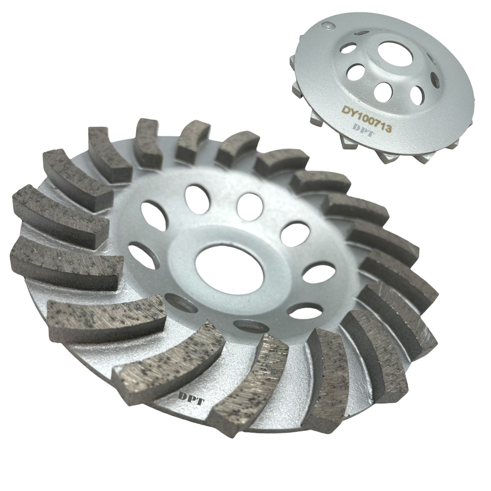 4.5″ Diamond Turbo Cup Grinding Wheel for Concrete Angle Grinders 7/8″ Arbor
