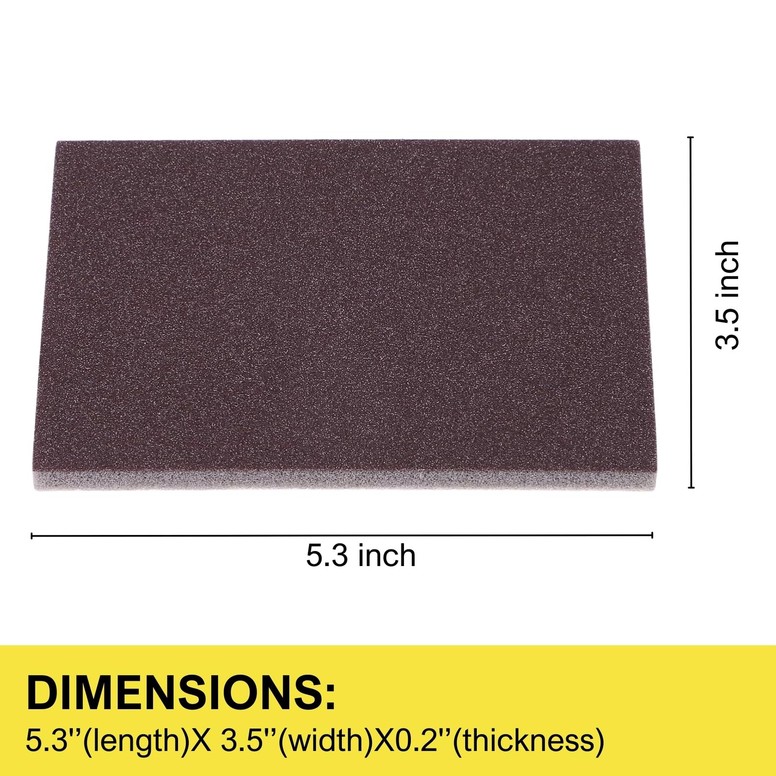12 PCS 90 Grit Sanding Sponge Pads Wet Dry Foam Sander Block Wood Metal
