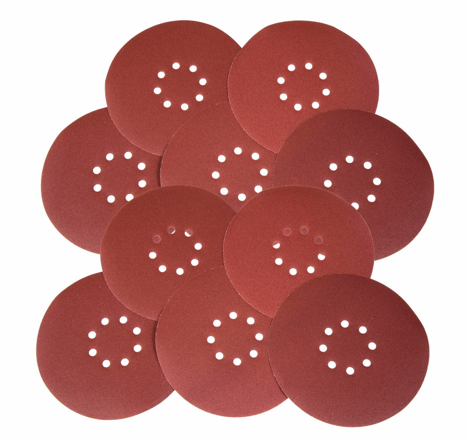 WEN 6369SP240 Drywall Sander 240-Grit Hook and Loop 9-Inch Sandpaper, 10-Pack
