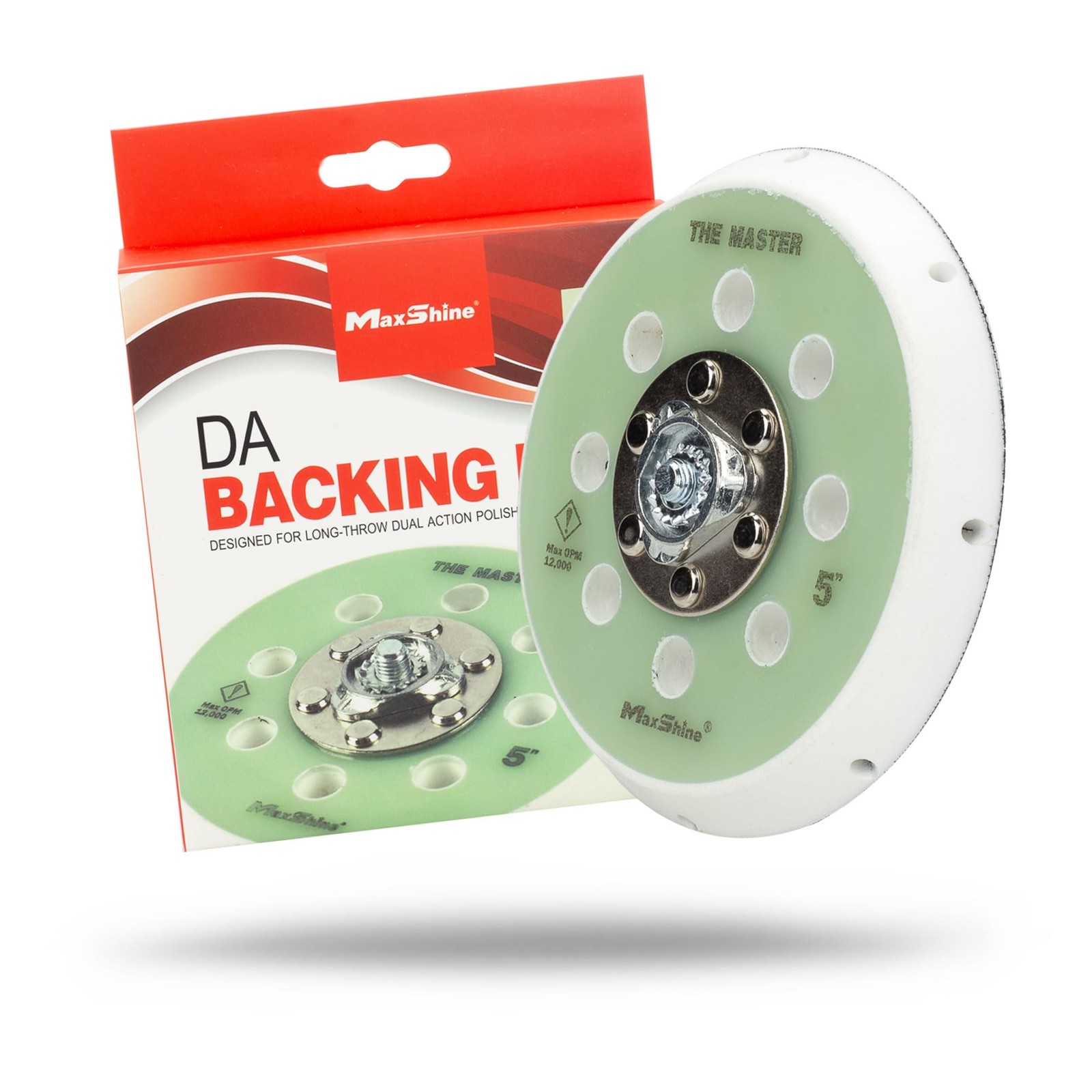 5″ Dual Action Backing Plate for DA Polishers – Hook & Loop, 5/16″ Thread