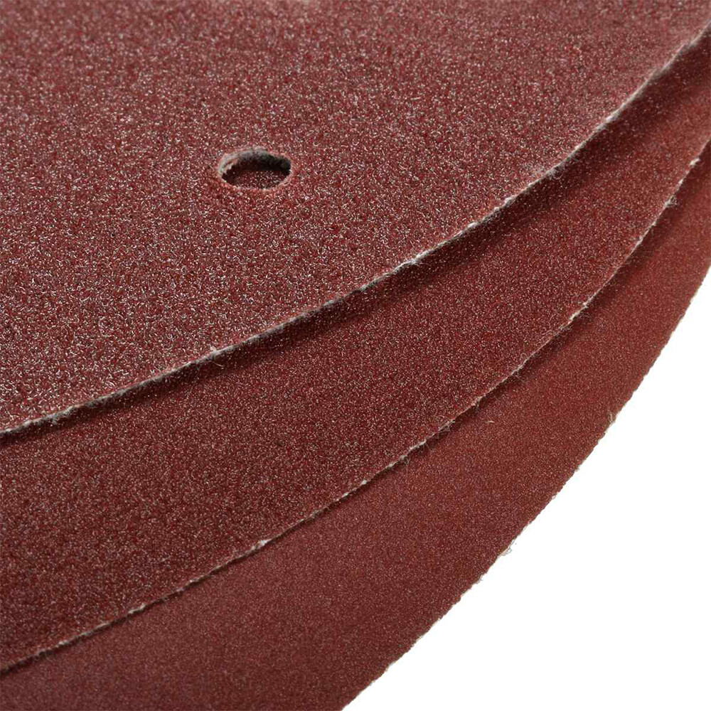 50x 12 Holes 60-220 Grit 95mm Triangle Sanding Discs Sheet Mouse Sandpaper Pads