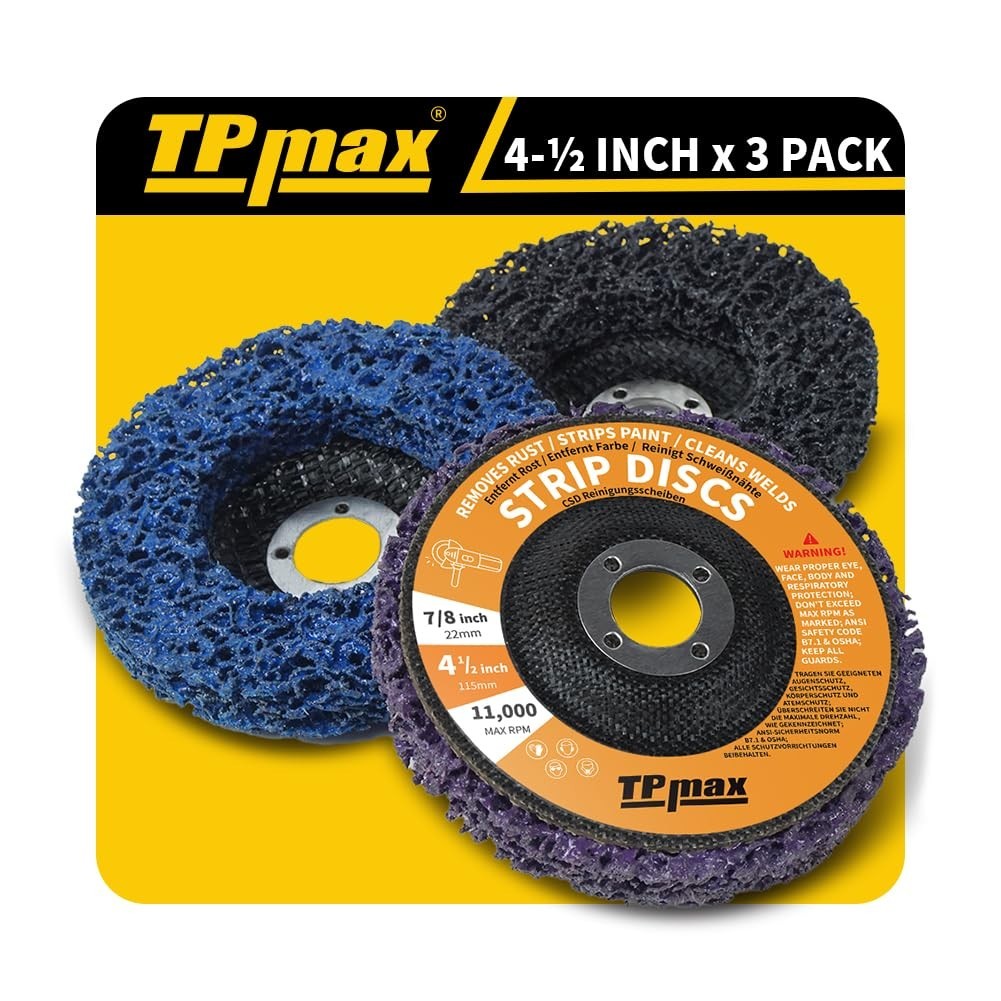 Coarse Grit Grinding Discs 4.5 Inches for Effective Rust and Oxidation Removal