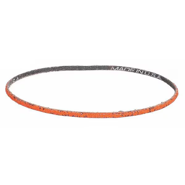 Sanding Belt, 3/4 in W, 20 1/2 in L, Coated, Ceramic, 120 Grit, Medium, Blaze