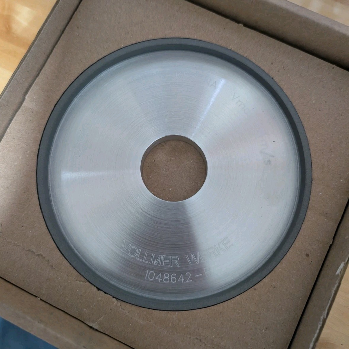 Vollmer Werke Diamond Grinding Wheel 4A2 125mm x 32mm bore 54 grit