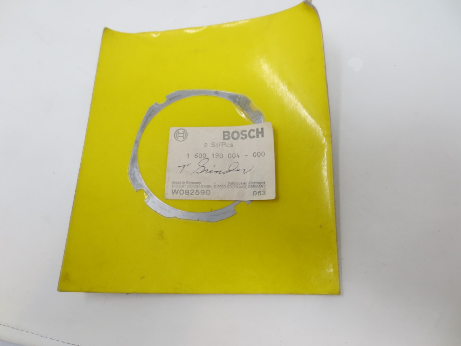 BOSCH 1600190004 ADJUSTMENT PLATE 0.15 MM LEVELING DISC FOR ANGLE GRINDERS