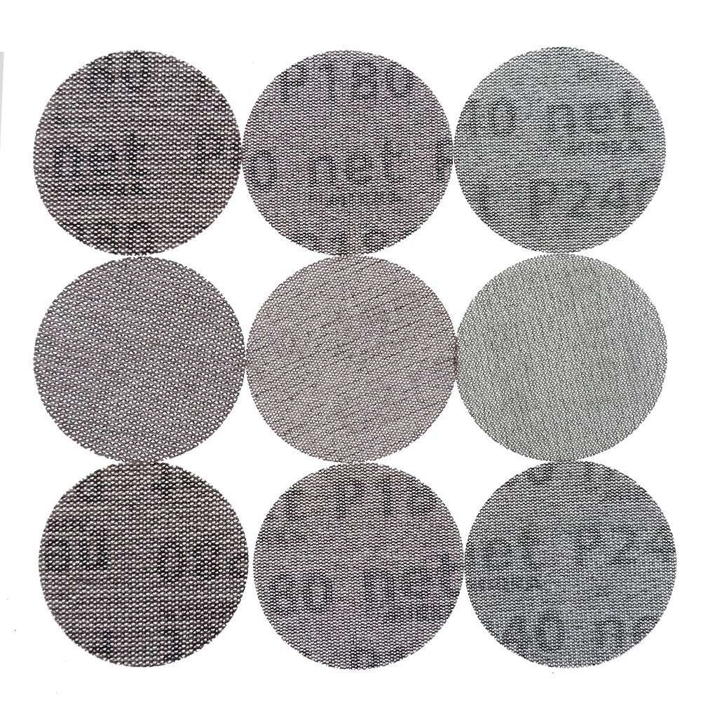 3 Inch 75mm Mesh Abrasive Dust Free Sanding Discs Sandpaper Dry Use 80# – 240#