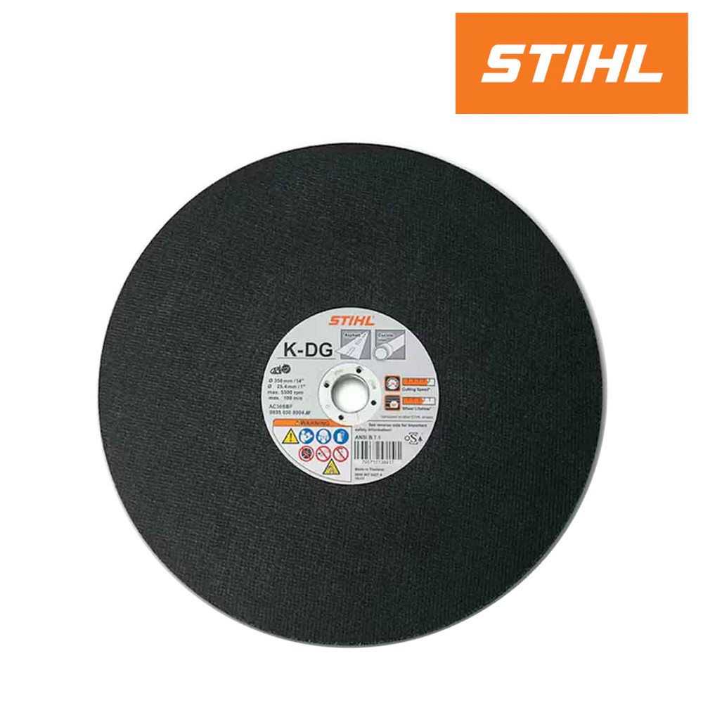 Genuine OEM Stihl 0835 030 8002 16″ Asphalt & Ductile Iron Cutting Wheel